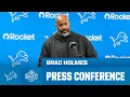 Brad Holmes NFL Draft Press Conference Day One April 23 2026