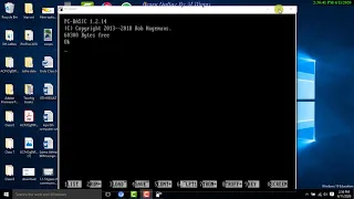 how to use GW BASIC GW BASIC use karnay ka tareeka how to RUN LOAD and SAVE BASIC 10th computer