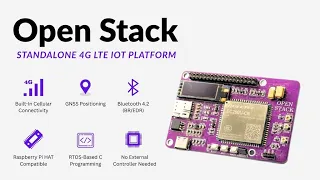 Standalone 4G LTE IoT Board with RTOS Raspberry Pi HAT Support kickstarter