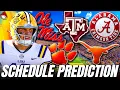 LSU Schedule Prediction 2026