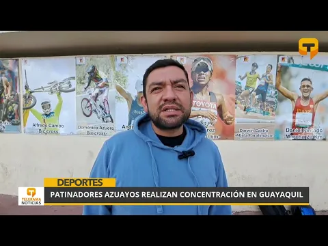Patinadores azuayos realizan concentración en Guayaquil
