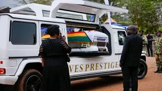 FINALLY! Sir Wicknell & Lulu Chivayo’s Bodies Arrives at Glenforest Cemetery