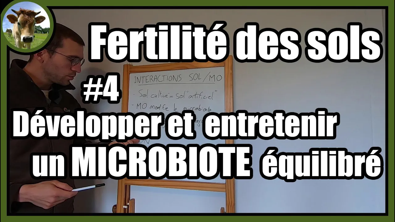 #4 Microbiote, Lignine, C/N, faim d’azote,… Interactions MO / SOL | Série L’agronomie du péquenaud