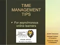 Time Management Tips for Asynchronous Online Learners