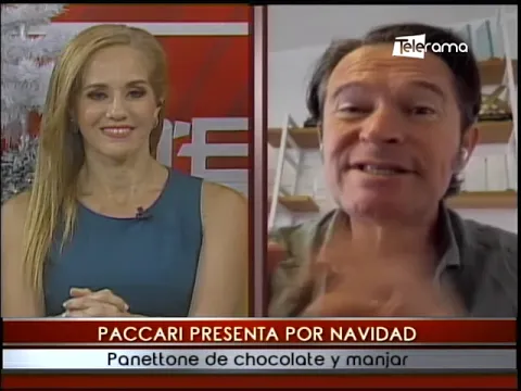 Paccari presenta por navidad Panettone de chocolate y manjar