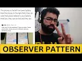 Observer Pattern - Design Patterns ep 2 LOW-LEVEL DESIGN Techie007 Sukhad Anand