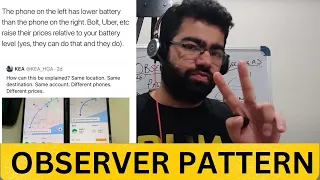 Observer Pattern - Design Patterns ep 2 LOW-LEVEL DESIGN Techie007 Sukhad Anand