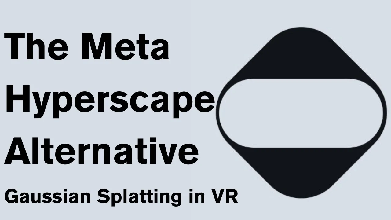 Meta Hyperscape Alternative (4D Gaussian Splatting in VR)!