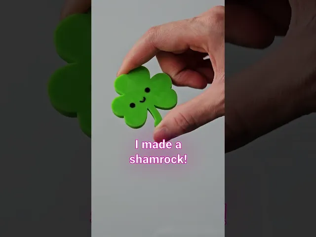 March Magnets - Day 17 #marchmagnets | Kawaii Shamrock video thumbnail