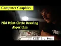 Mid Point Circle Drawing Algorithm Computer Graphics