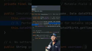 Create Immutable Class In Java Interview Question