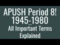 APUSH Period 8 Key Terms Explained