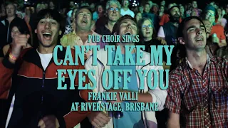cant take my eyes off you covered by pub choir with a symphony orchestra 