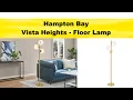 Hampton Bay Vista Heights Floor Lamp