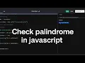 How to Check if a String is a Palindrome in JavaScript