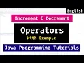 Increment and Decrement Operators Java Programming Tutorial