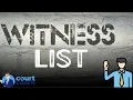 Prepare a Witness List for Your CA Family Court Hearing Form FL-321