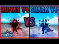 Download Lagu Human v4 vs shark v4 | Roblox Blox fruits
