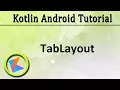 Kotlin Android Tutorial Tablayout example