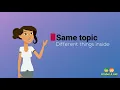 Download Lagu Same topic, Different information