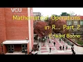 Mathematical Operations In R Part 2