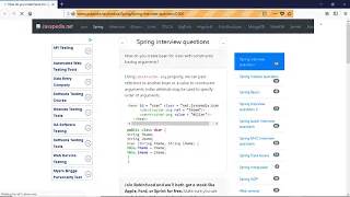 How do you create bean for class with constructor having arguments javapedia net