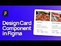 How to Design Card Components in Figma Material Design Card Component for Music App