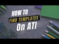 How to find Active Learning Templates on ATI