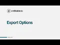 cmBuilder Tutorial 18 Export Options