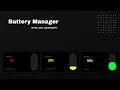 Battery Manager JS Battery Status API HTML CSS JAVASCRIPT WebDesigner86