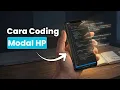 STOP Alasan Gak Ada Laptop Ini Cara Mulai Coding Modal HP