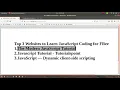 Top 3 Websites to Learn JavaScript Coding for Free