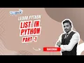 List in Python Part 1 Free Python Training Techstack Academy