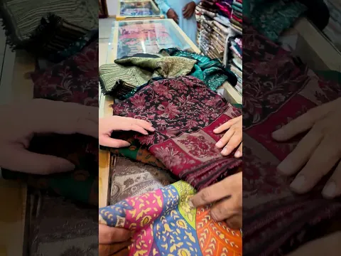 The most wanted luxury embroidered suits and Kani silk shawls amazing designs ποΈ
