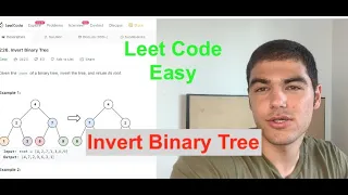 LEETCODE FOR DUMMIES - INVERT BINARY TREE In Java