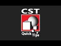 CST Quick Tips - Time Domain E-Field on a Plane