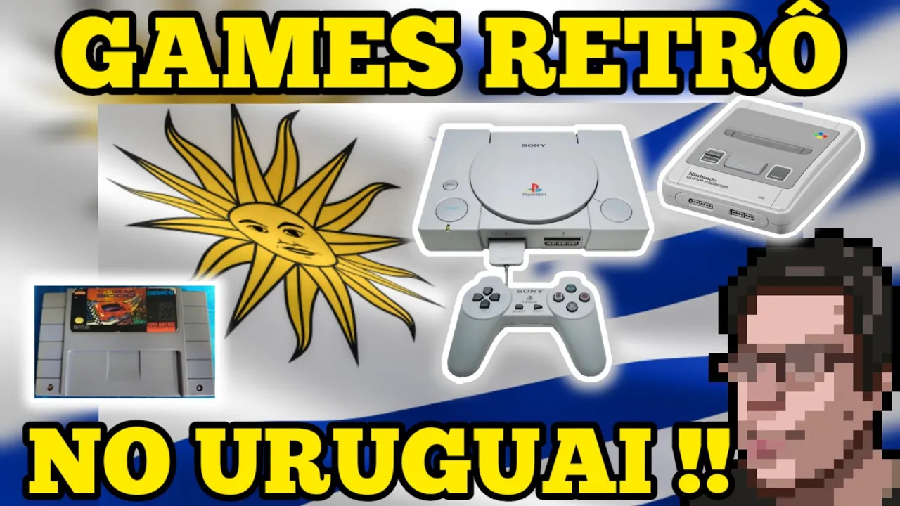 ACHEI UNS GAMES RETRÔ NO URUGUAI !!!!