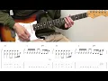 Måneskin - OFF MY FACE (guitar cover with tabs & chords)
