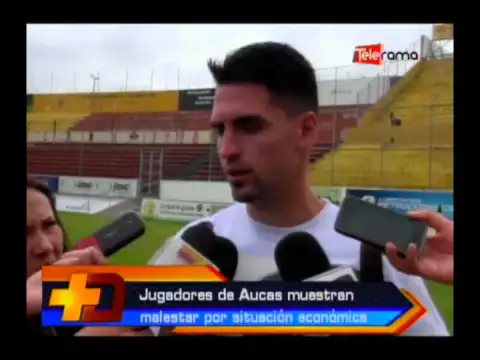 Jugadores de Aucas muestran malestar por situación económica