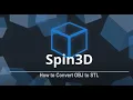 How to Convert OBJ to STL Spin 3D Mesh Converter Tutorial