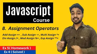 Assignment Operators In Javascript Javascript Tutorial In Hindi