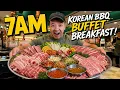 7am ALL YOU CAN EAT Korean BBQ Buffet BREAKFAST in Seoul South Korea