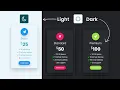 How To Toggle Between Dark and Light Mode Responsive Pricing Table with CSS Javascript