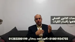 تخصصات الثانوي الفندقي وعلاقتها بتحصصات كليات السياحة والفنادق دكتور أحمد رمضان 