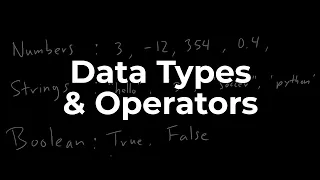 Data Types and Operators in Python