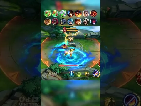 Fighter Low HP Can Dodge Tower Damage  #mobilelegends #mlbb #MLBBCreator #shorts #minitrik #fyp