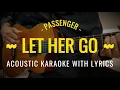 Download Lagu Let Her Go (Passenger) | Acoustic Guitar Karaoke with Lyrics