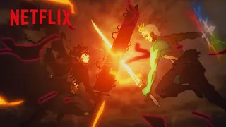 YouTube影片, 內容是黑色五葉草 魔法帝之劍 的 Netflix Anime 獨家預告