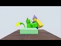 Gnarpy cuts a xan cake Roblox Animation