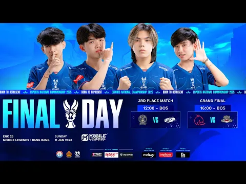 Video Thumbnail: Esports National Championship 2025 | Playoff Day 3 | MLBB
